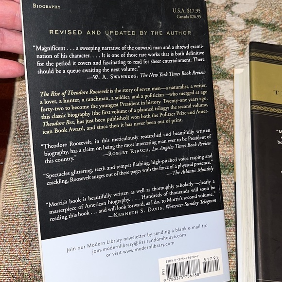 Theodore Rex & The Rise of Theodore Roosevelt 2 Books by Edmond Morris EUC - Picture 11 of 13